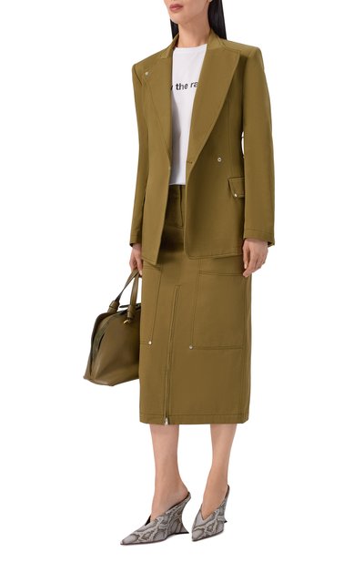 Хлопковый жакет MSGM, арт. 4041MDG10/267104, фото 2