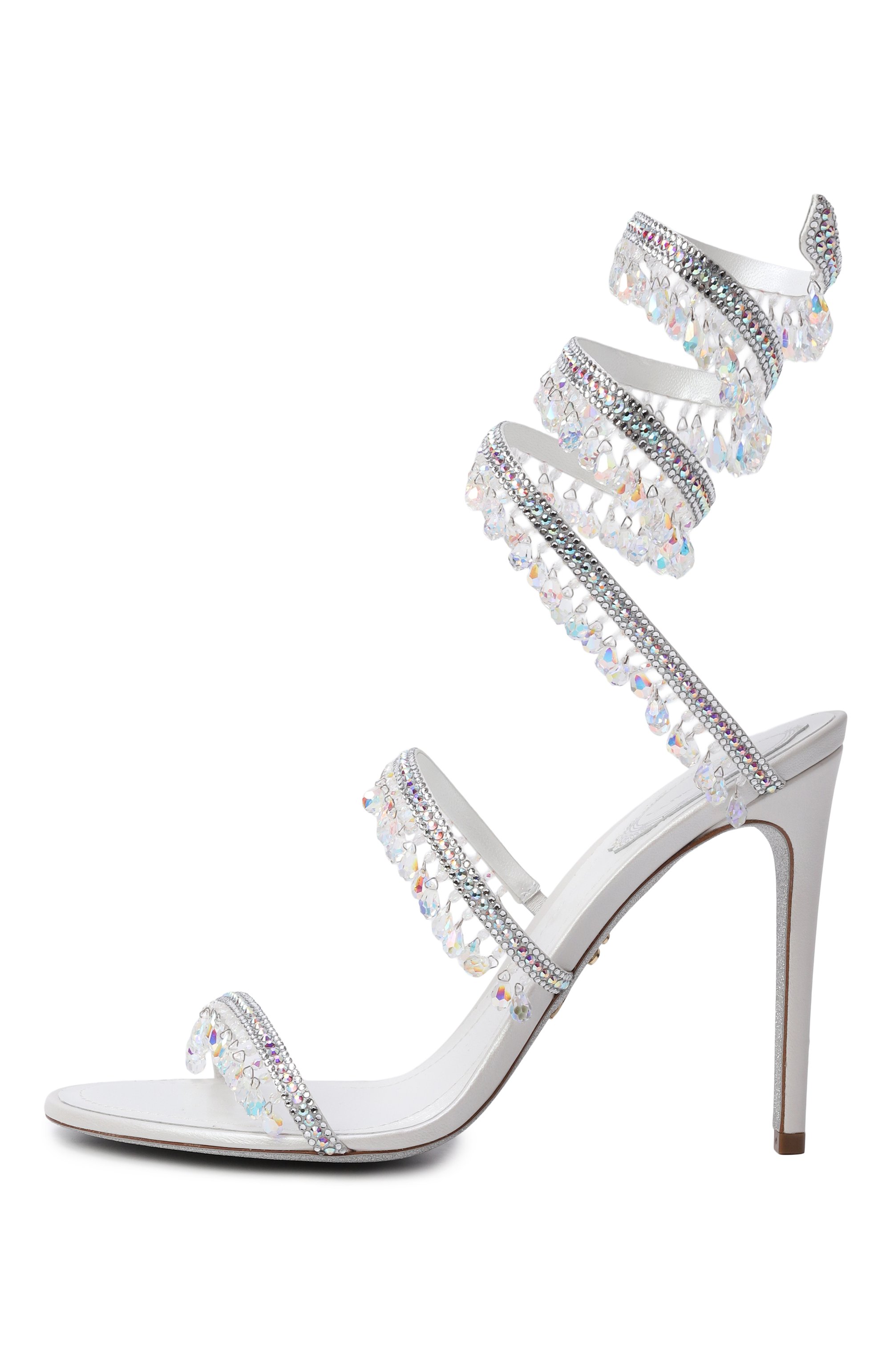 Текстильные босоножки chandelier 105 RENE CAOVILLA, арт. C12535-105/R001, фото 4