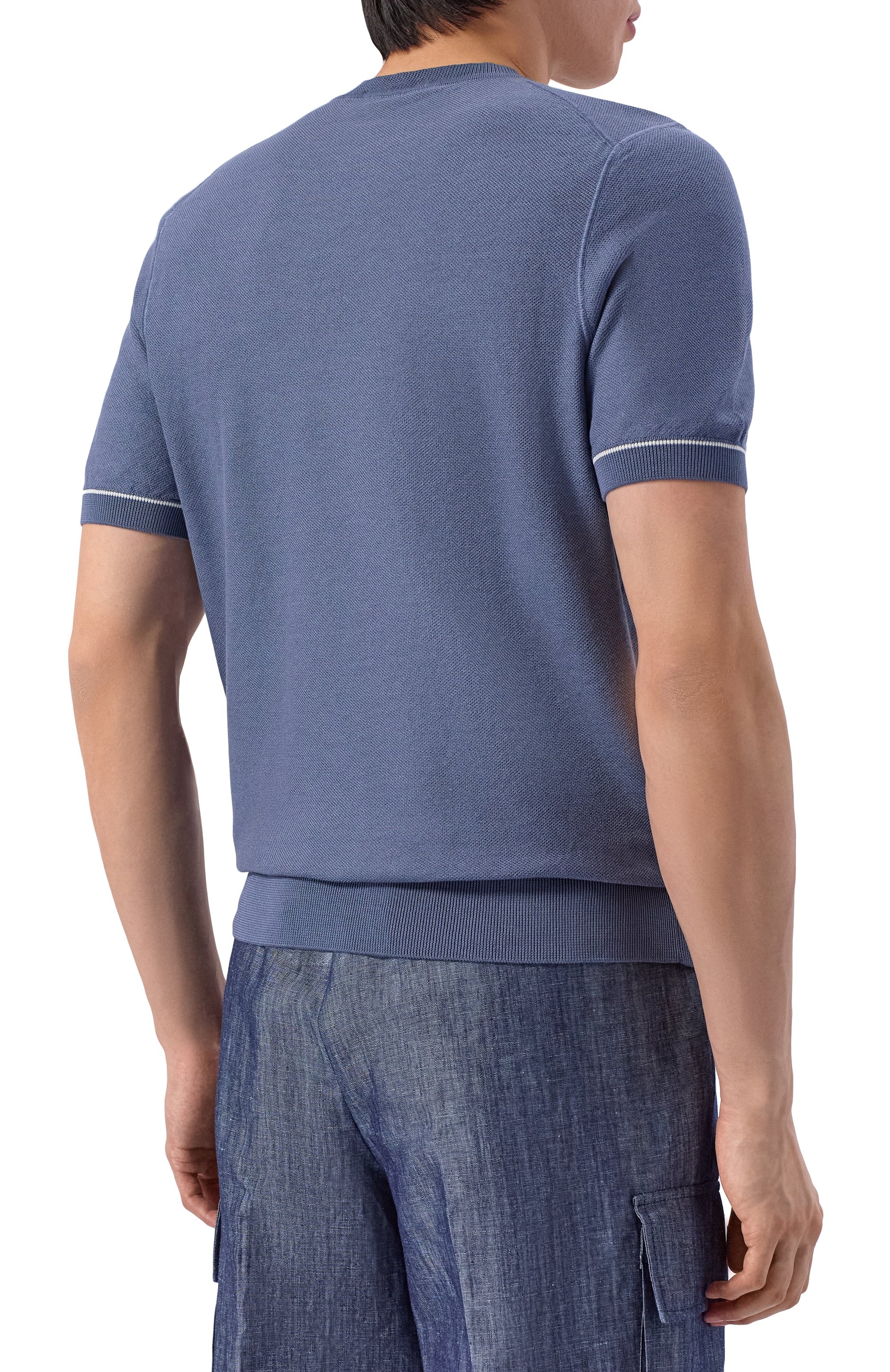 Джемпер из хлопка и лиоцелла BOSS, арт. 50560482, фото 4