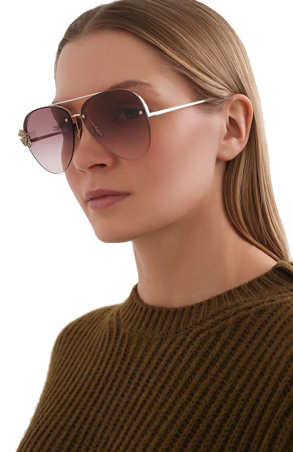 Солнцезащитные очки ALEXANDER MCQUEEN, арт. AM0272S 003, фото 2