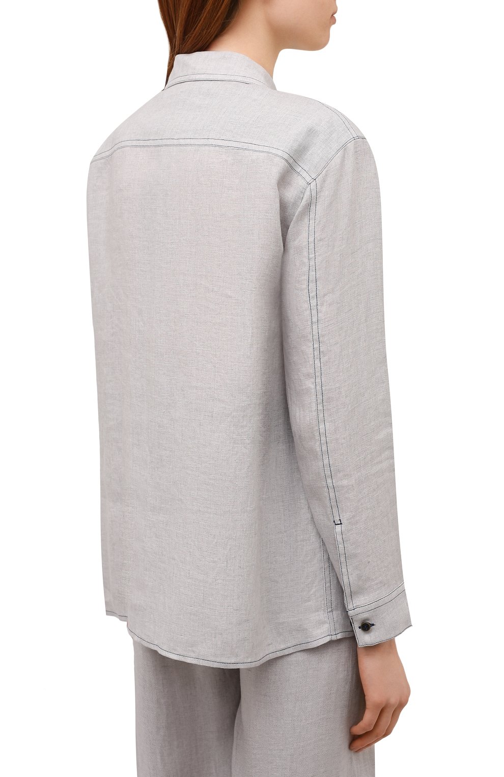 Льняная рубашка EMPORIO ARMANI, арт. 3L2CA1/2NF8Z, фото 4
