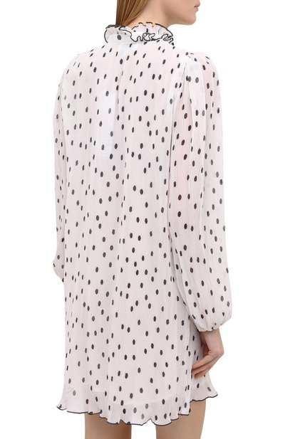 Платье GANNI белого цвета по цене 24600 руб., арт. F4893, фото 4 Платье GANNI, арт. F4893, фото 4