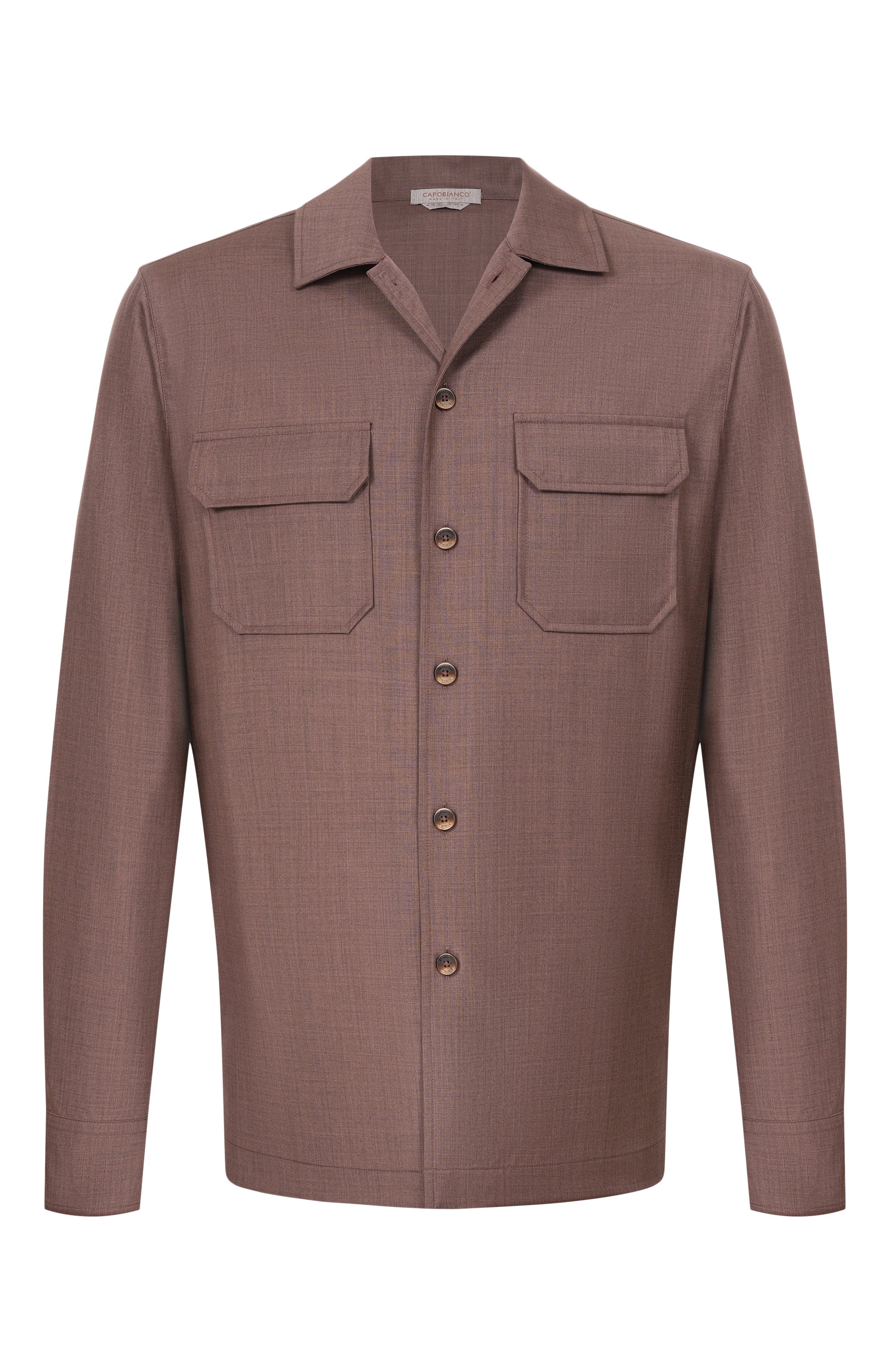 Шерстяная рубашка CAPOBIANCO, арт. 20M514.UN00., фото 1