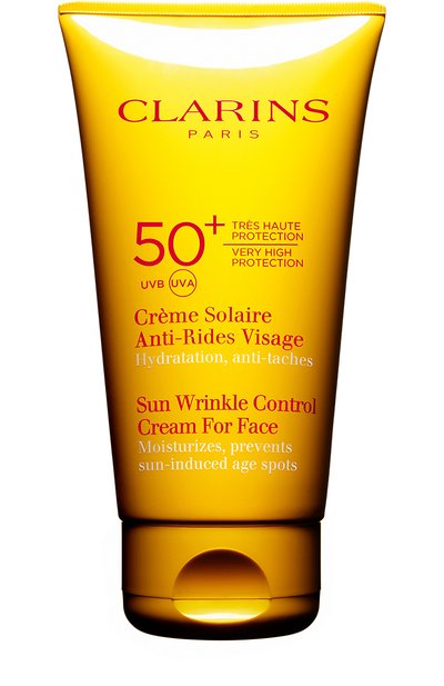 Женский солнцезащитный крем для лица spf 50 crème solaire anti-rides visage (75ml) CLARINS, арт. 80042993