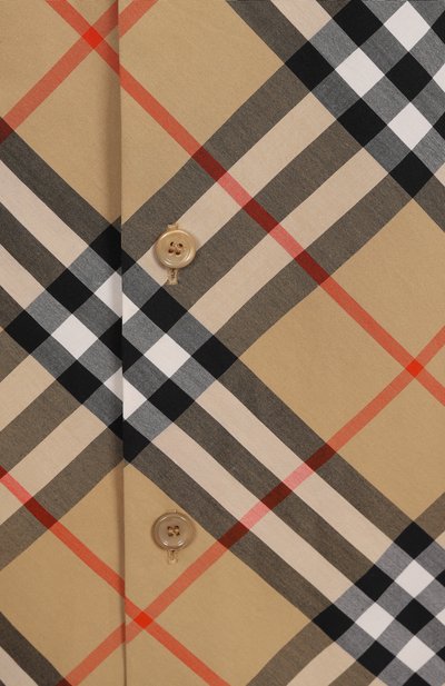 Хлопковая рубашка BURBERRY, арт. 8106164, фото 5