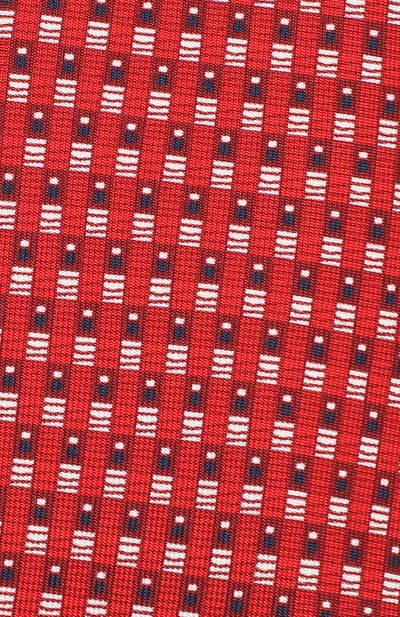 Шелковый галстук с узором TURNBULL & ASSER, арт. TIE002-BB402, фото 3