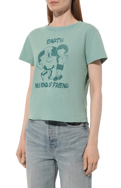 Хлопковая футболка RE/DONE, арт. 024-02WCGT280, фото 3