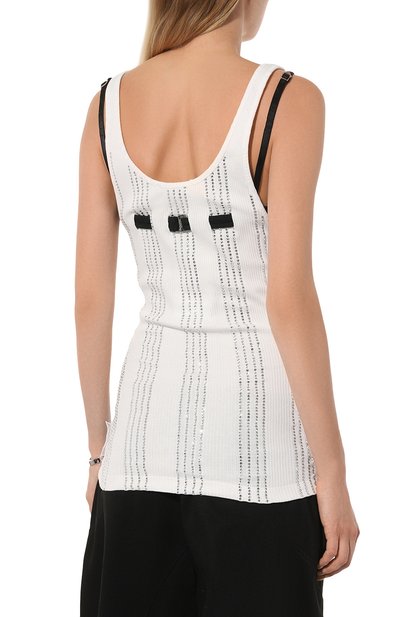 Хлопковая майка THE ATTICO, арт. 247WCT322, фото 4