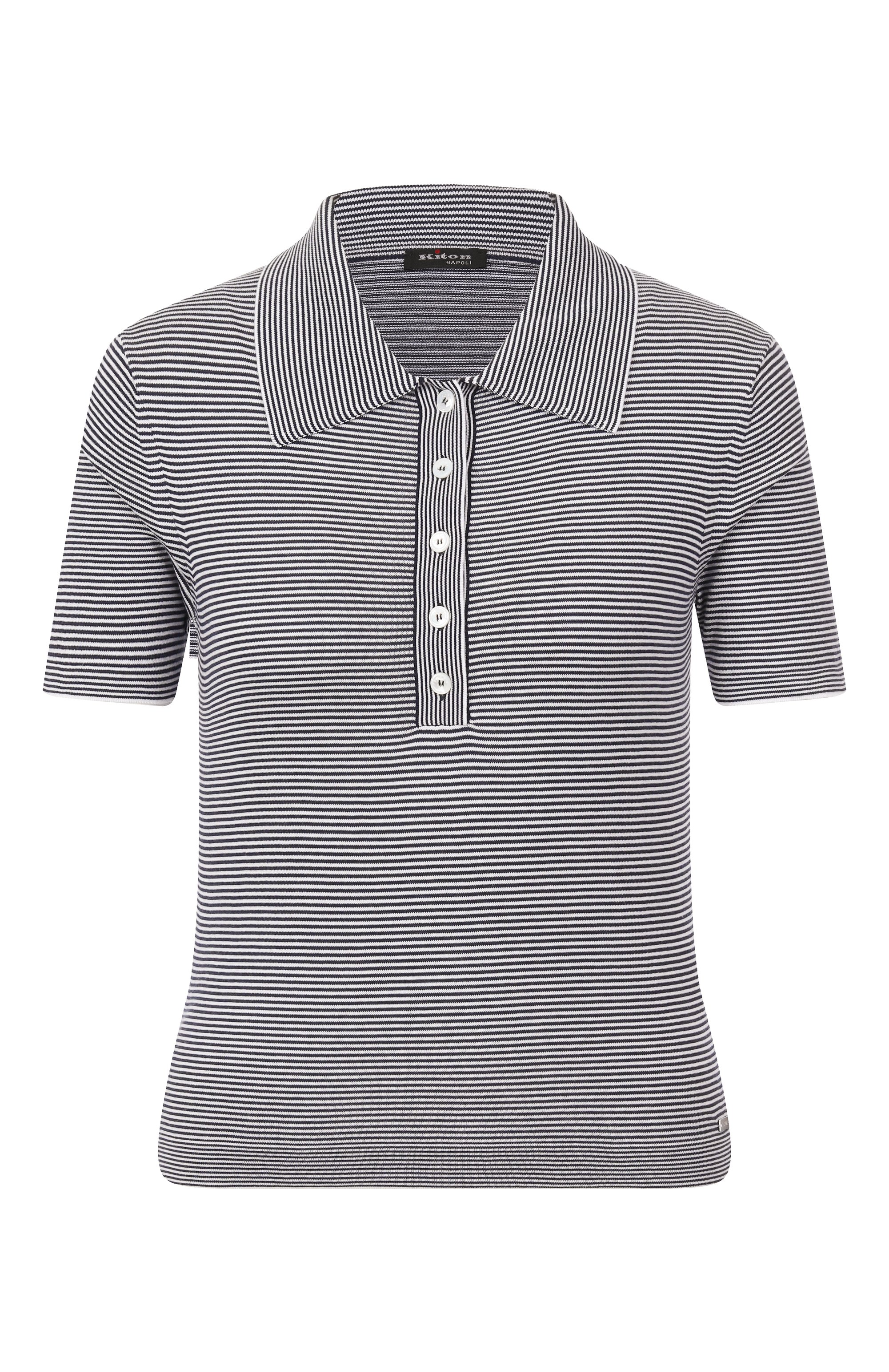 Хлопковое поло KITON, арт. D59730001, фото 1