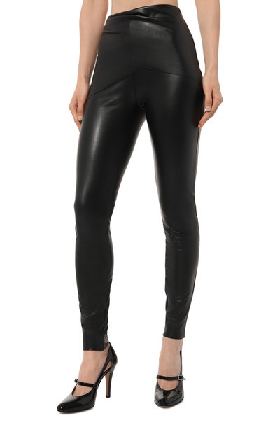 Легинсы из экокожи n21 x wolford WOLFORD, арт. 19408, фото 4