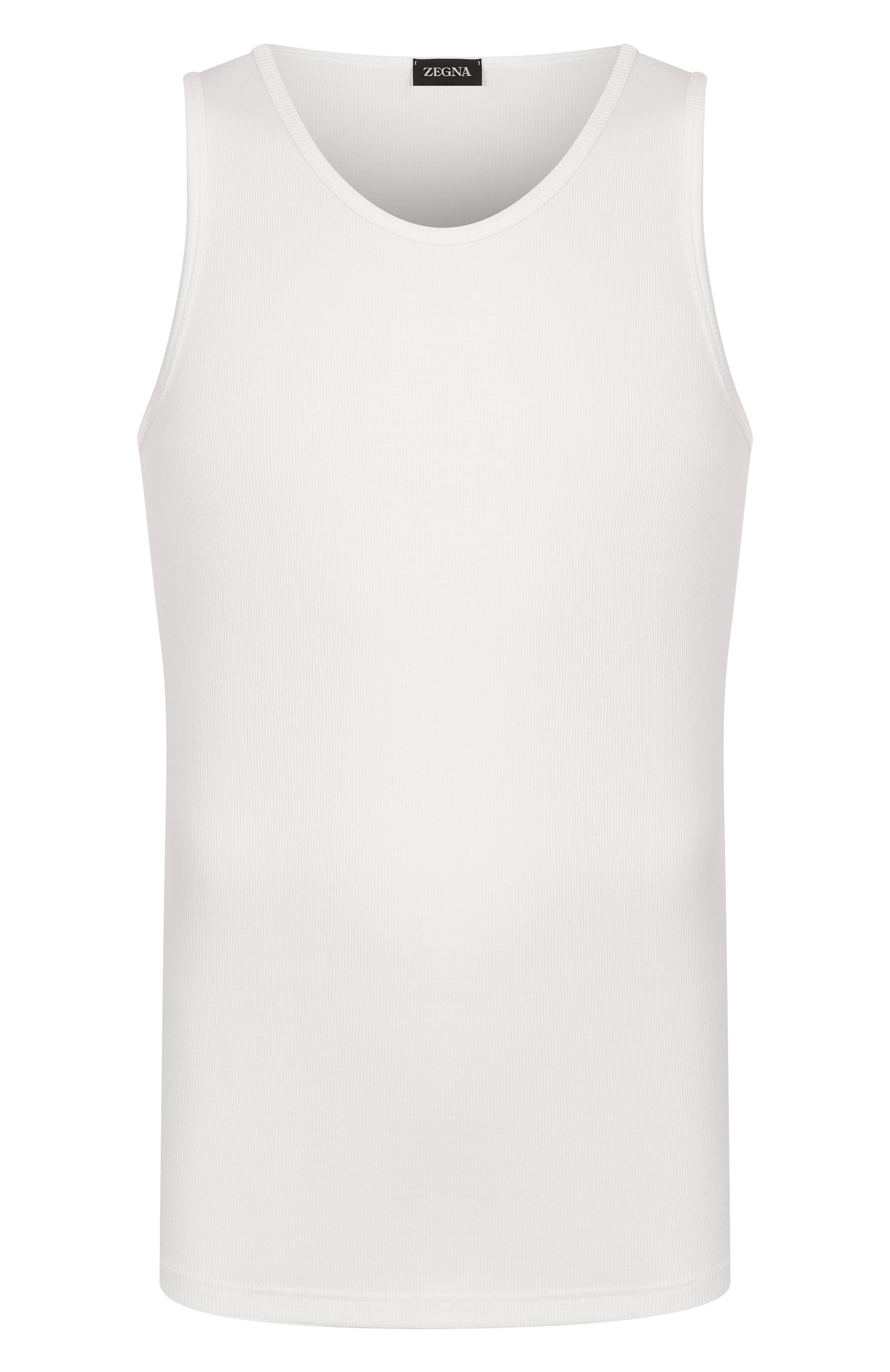 Майка ZEGNA белого цвета по цене 18500 руб., арт. N3D13/179, фото 1 Майка ZEGNA, арт. N3D13/179, фото 1