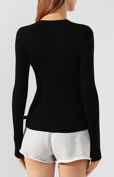 Шерстяной пуловер ALEXANDERWANG.T черного цвета по цене 29950 руб., арт. 4KC2191076, фото 4 Шерстяной пуловер ALEXANDERWANG.T, арт. 4KC2191076, фото 4