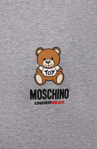 Хлопковая футболка MOSCHINO, арт. A1923/8125, фото 5