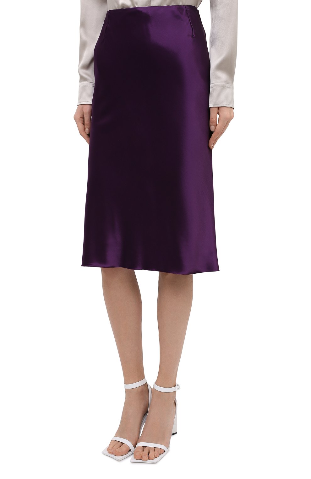 Юбка из вискозы DRIES VAN NOTEN фиолетового цвета по цене 39200 руб., арт. 202-10820-1042, фото 3 Юбка из вискозы DRIES VAN NOTEN, арт. 202-10820-1042, фото 3