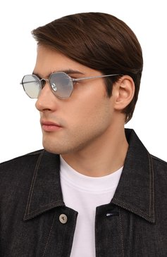 Женские солнцезащитные очки EYEPETIZER бирюзового цвета, арт. H0RT 1-23F | Фото 3 (Материал: Металл; Тип очков: С/з; Нос: Не проставлено; Региональные ограничения белый список (Axapta Mercury): Не проставлено; Оптика Гендер: оптика-женское; Очки форма: Креативные)