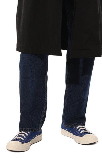Текстильные кеды comme des garcons play x converse COMME DES GARCONS PLAY, арт. 171848, фото 3