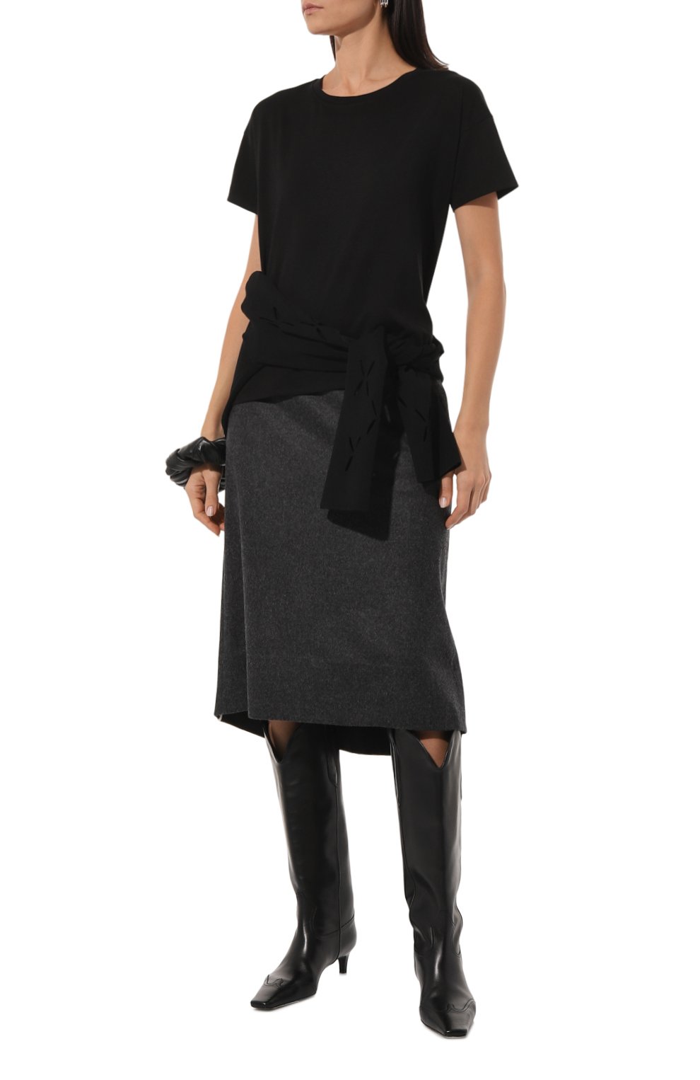 Хлопковая футболка LOULOU DE SAISON, арт. BASILUZZ0, фото 2