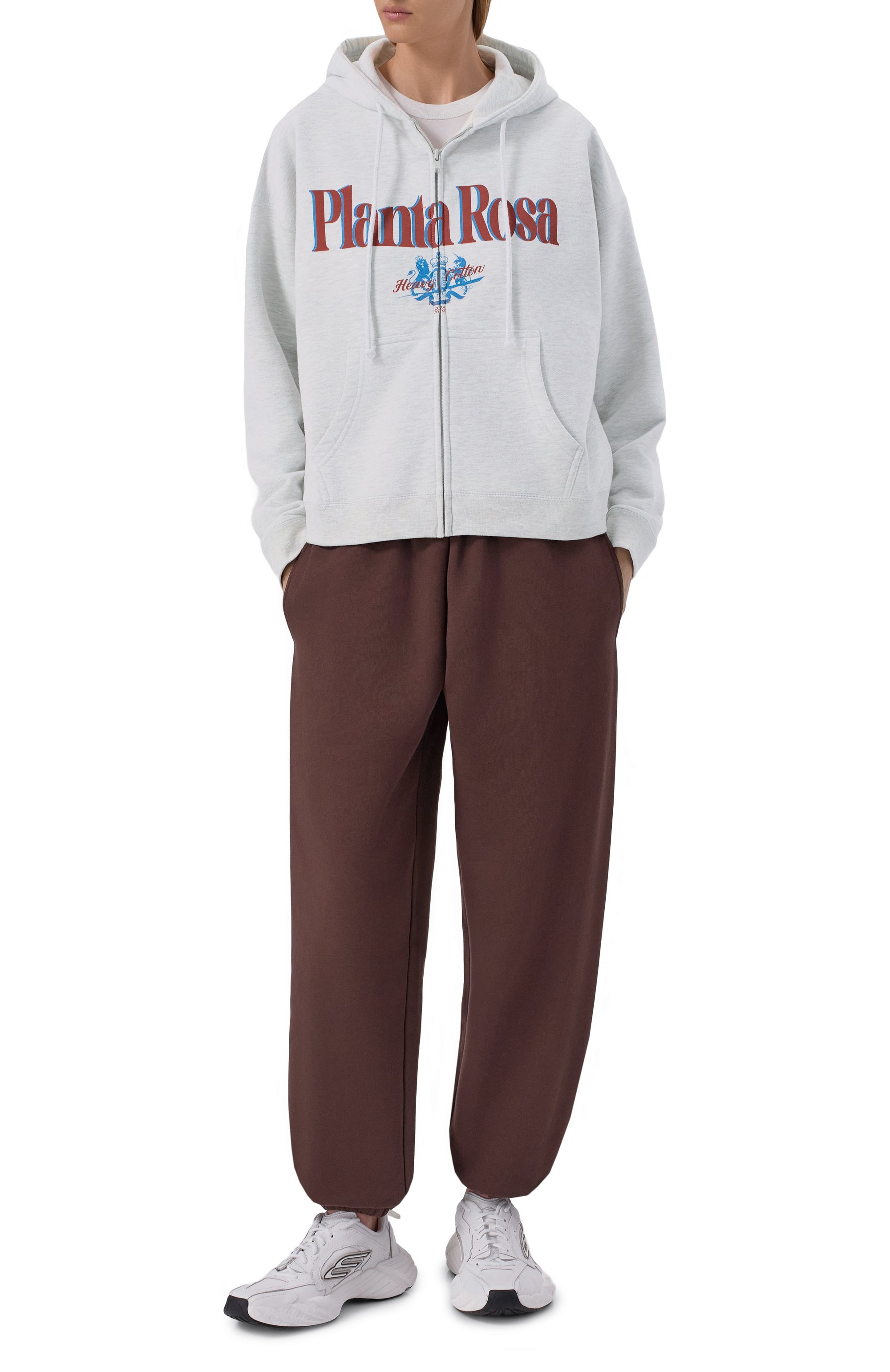 Хлопковая толстовка PLANTA ROSA, арт. PR/HZ013/ROSAHILLS/370VELVET, фото 3