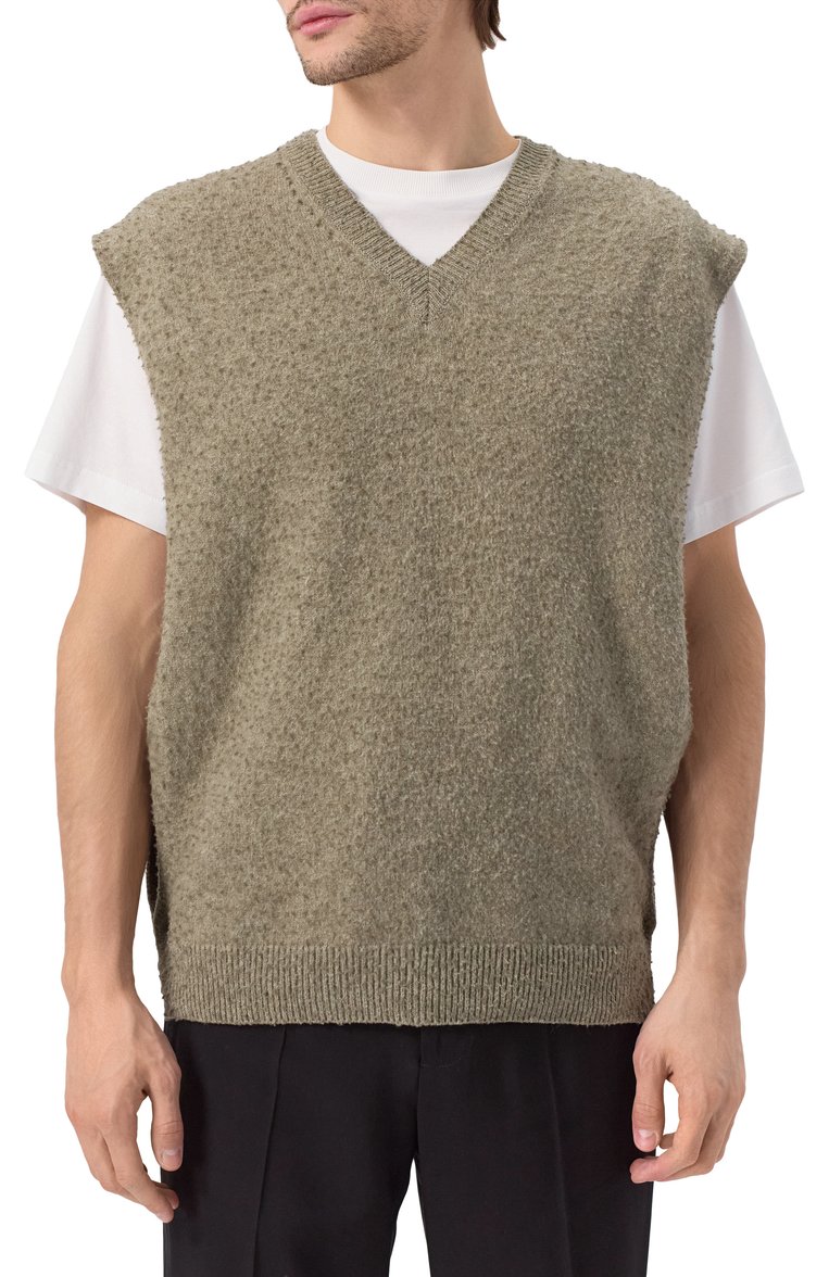 Жилет из шерсти и хлопка MAISON MARGIELA, арт. S50TH0065/M13108, фото 1
