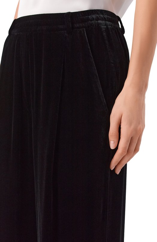 Бархатные брюки Gooroo P040-8021-900-SS26 Чёрный  P040-8021-900-SS26 Фото 5