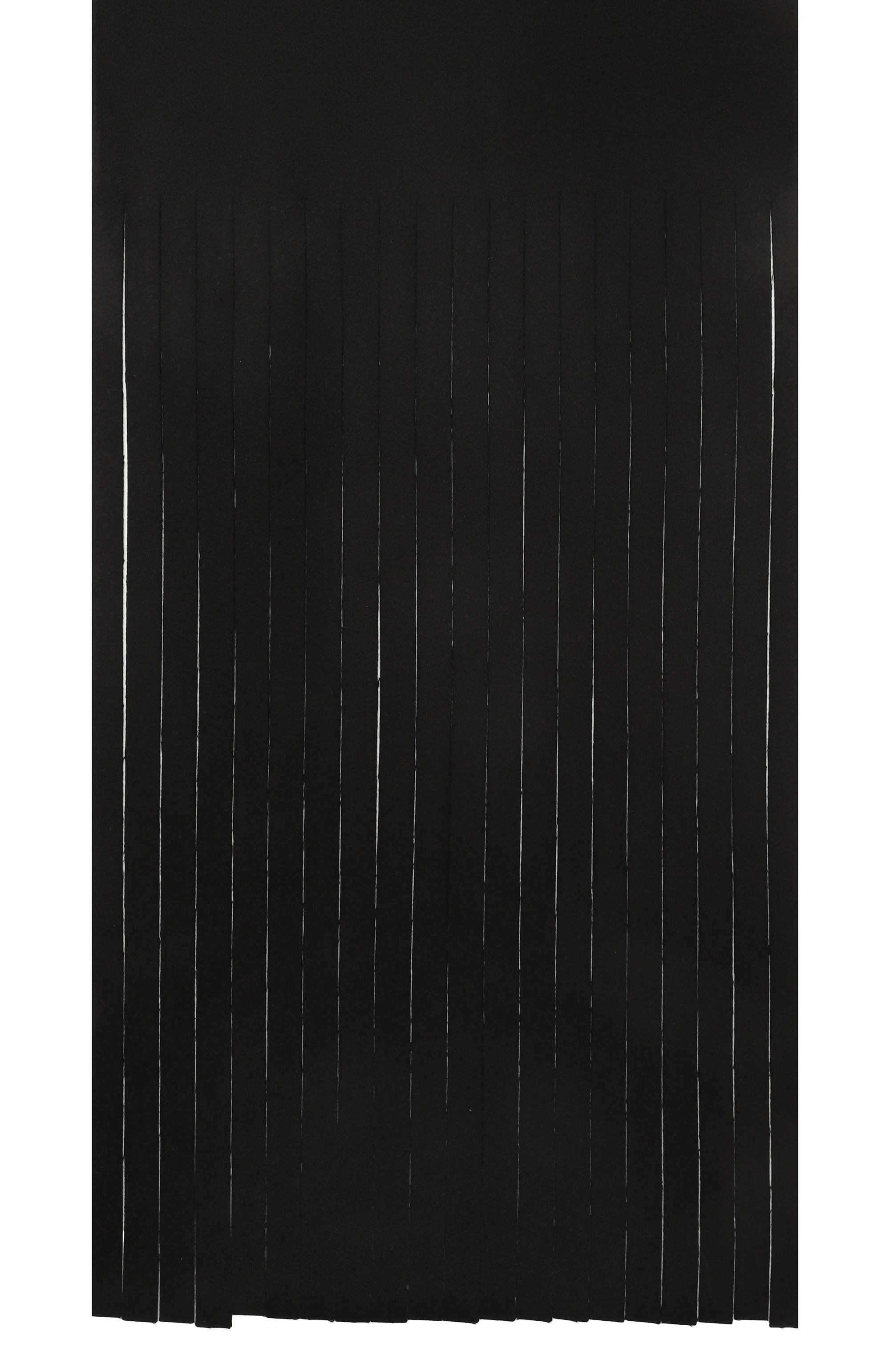 Шерстяной шарф SPORTMAX черного цвета по цене 37100 руб., арт. AV0CAD0, фото 4 Шерстяной шарф SPORTMAX, арт. AV0CAD0, фото 4