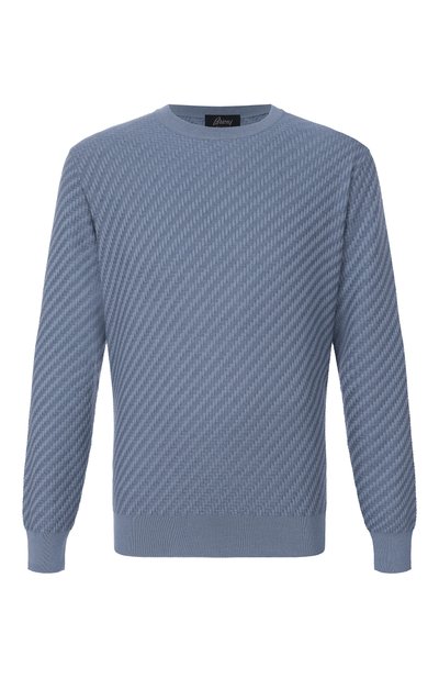 Мужской джемпер из хлопка и шелка BRIONI, арт. UMQ90L/PAK22