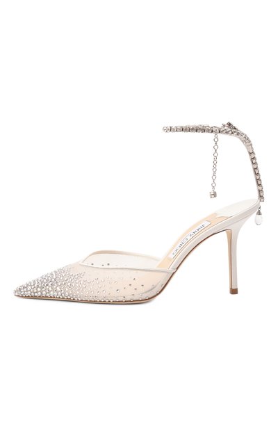 Текстильные туфли saeda 85 JIMMY CHOO, арт. SAEDA 85/BGM, фото 4