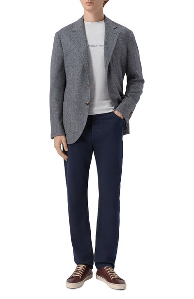 Мужская хлопковая футболка BRUNELLO CUCINELLI, арт. M0B138518