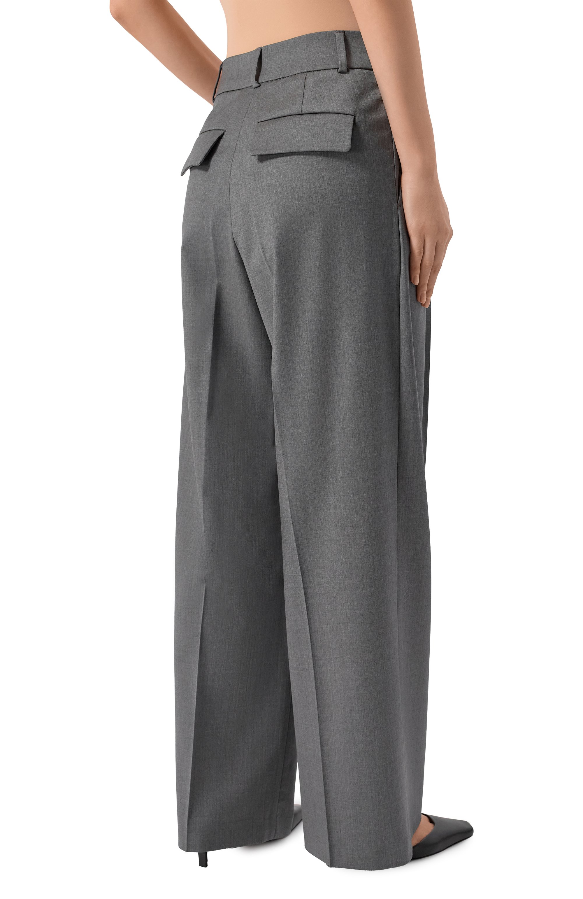 Шерстяные брюки BEATRICE .B, арт. 25FA1973W01600, фото 4