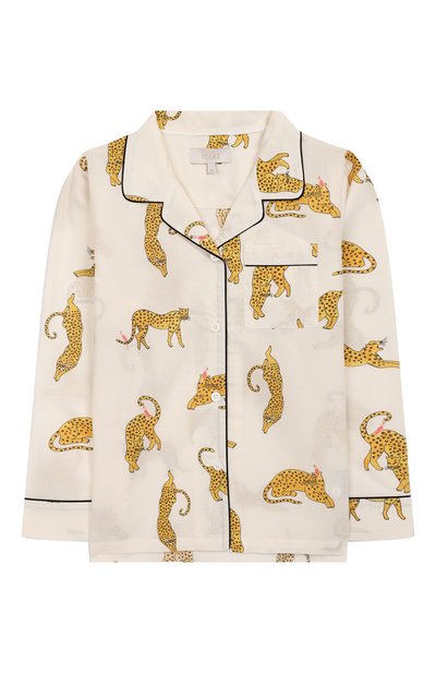 Хлопковая пижама LITTLE YOLKE, арт. AW19-12C-PL-I/1-8Y, фото 3