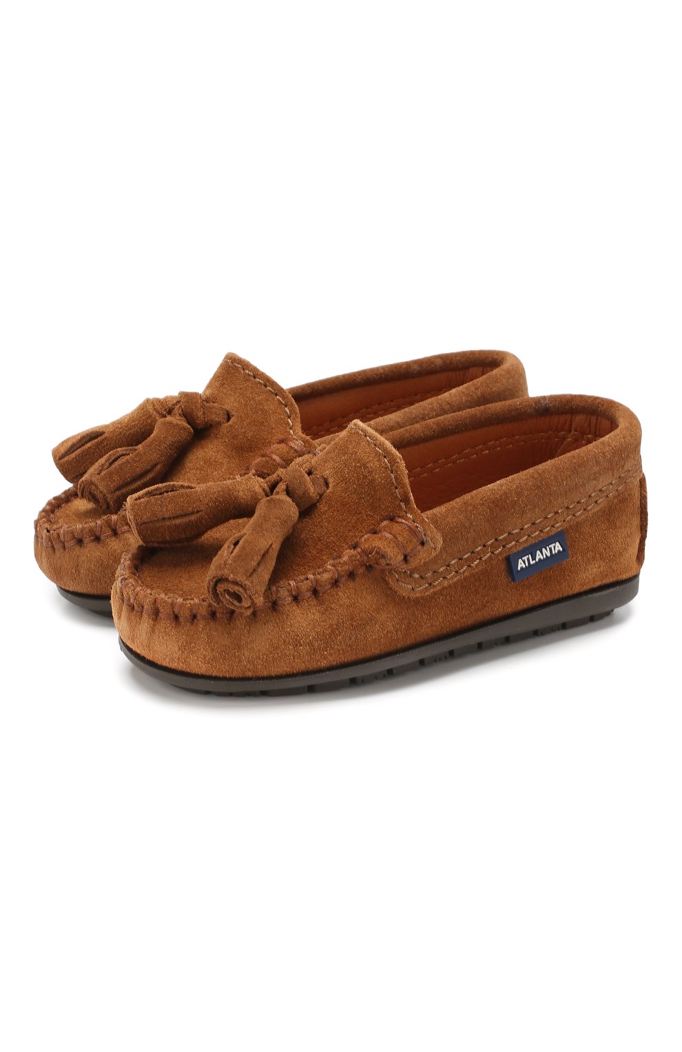 Замшевые мокасины с кисточками ATLANTA MOCASSIN, арт. 9AT1AC016GCMTT/21-27, фото 1
