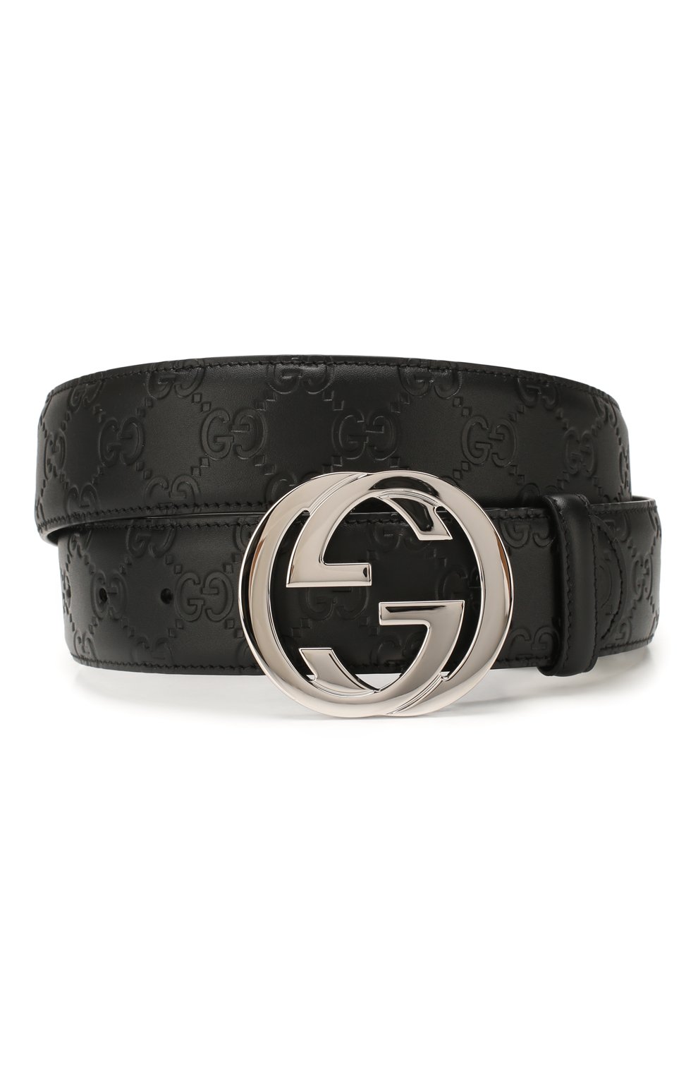 Кожаный ремень signature GUCCI, арт. 411924/CWC1N, фото 1