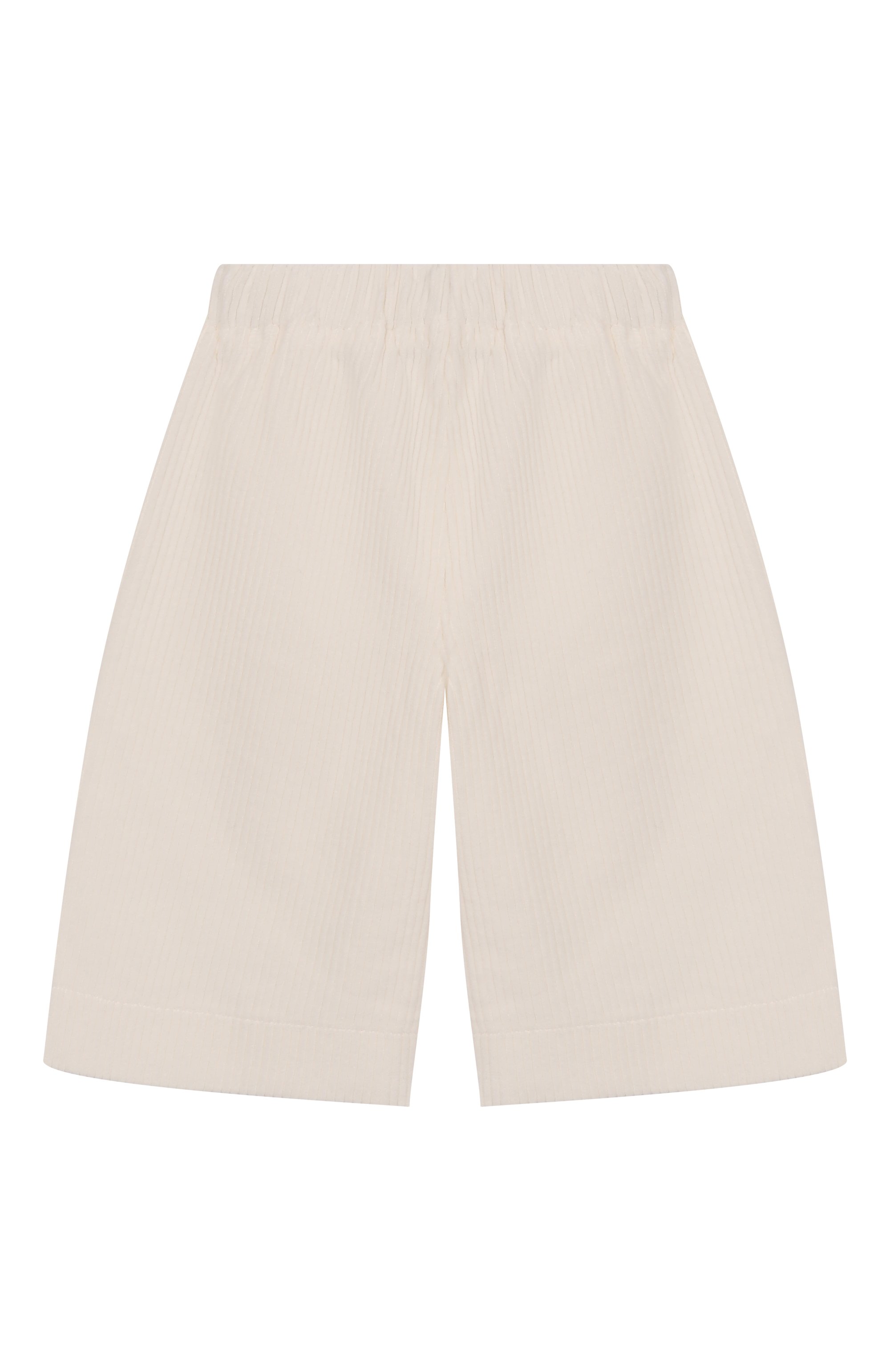 Хлопковые брюки IL GUFO кремового цвета по цене 10850 руб., арт. A25GPL0004V6012/12M-18M, фото 2 Хлопковые брюки IL GUFO, арт. A25GPL0004V6012/12M-18M, фото 2