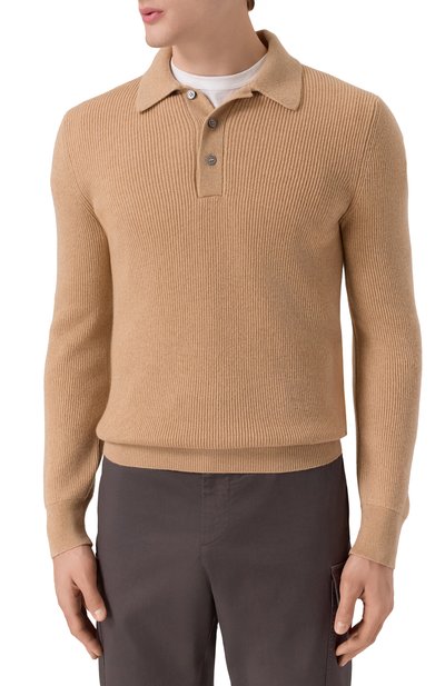 Поло из шерсти и кашемира GRAN SASSO, арт. 57161/19679, фото 3