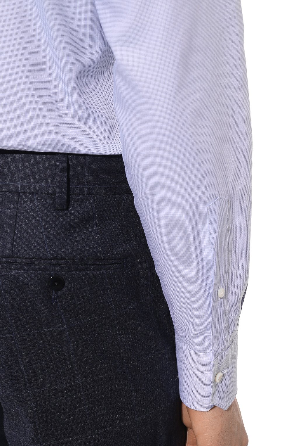 Хлопковая сорочка ZEGNA, арт. 601622A6/9MS0BA, фото 6