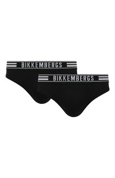 Мужские комплект из двух брифов DIRK BIKKEMBERGS черного цвета, арт. BKK1USP07BI | Фото 1 (Кросс-КТ: бельё; Материал сплава: Проставлено; Нос: Не проставлено; Материал внешний: Хлопок; Мужское Кросс-КТ: Трусы)