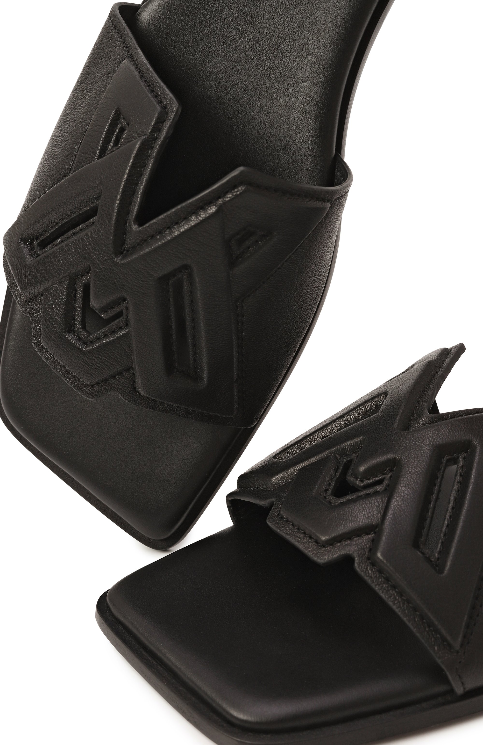 Кожаные шлепанцы VIC MATIE, арт. 1G3770D_G42G200101, фото 7