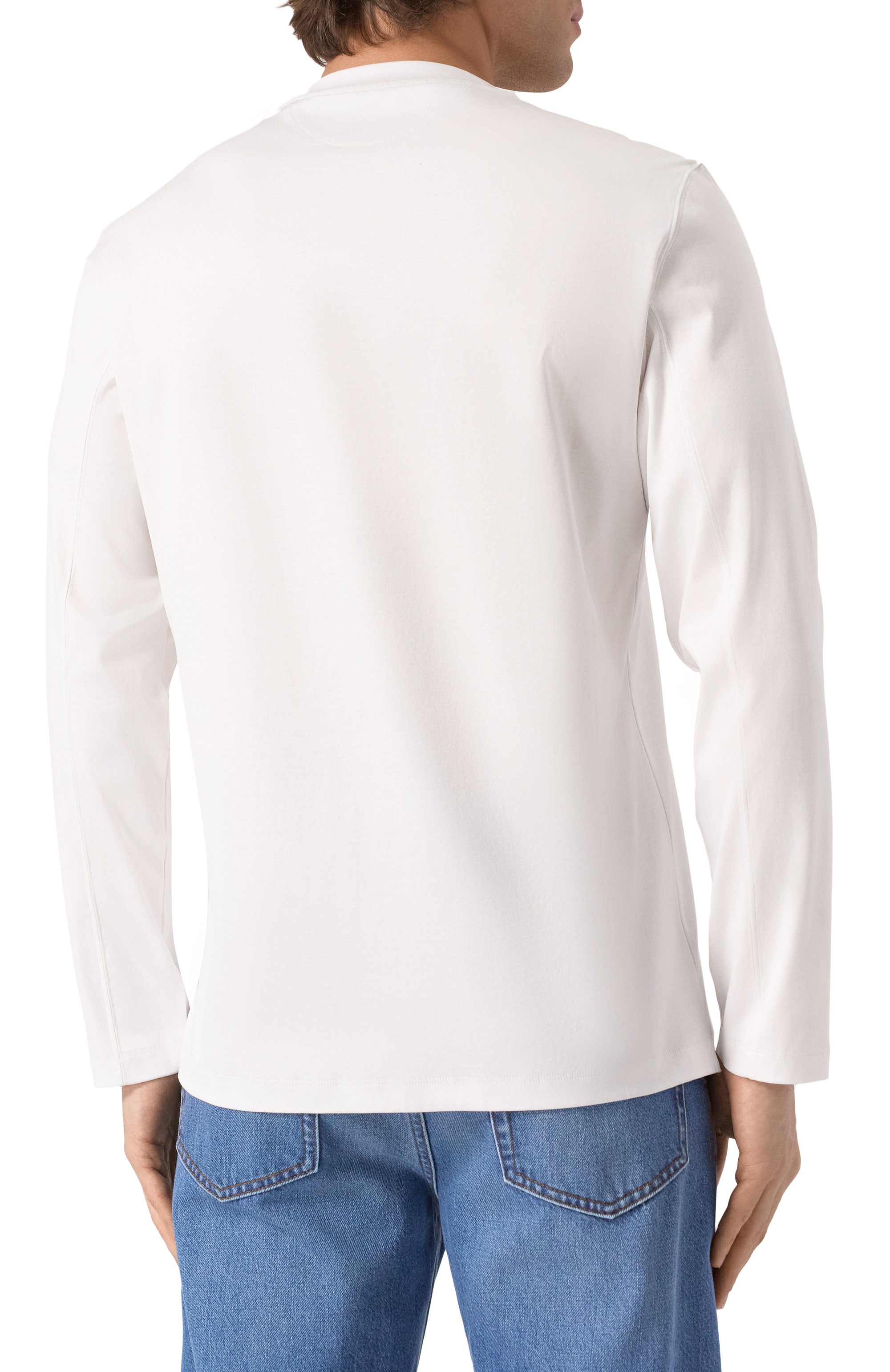 Хлопковый лонгслив BRUNELLO CUCINELLI, арт. M0B137407, фото 4