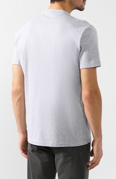 Хлопковая футболка BRUNELLO CUCINELLI, арт. M0T611377G, фото 4