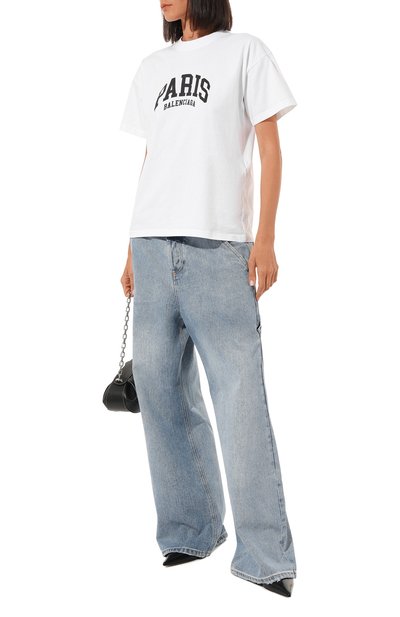 Хлопковая футболка BALENCIAGA, арт. 612965 TLVL7, фото 2