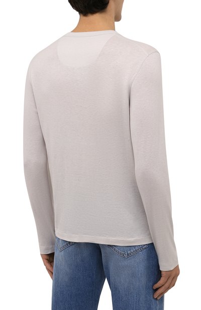 Лонгслив-хенли из хлопка и кашемира ZEGNA, арт. UY387/716, фото 4