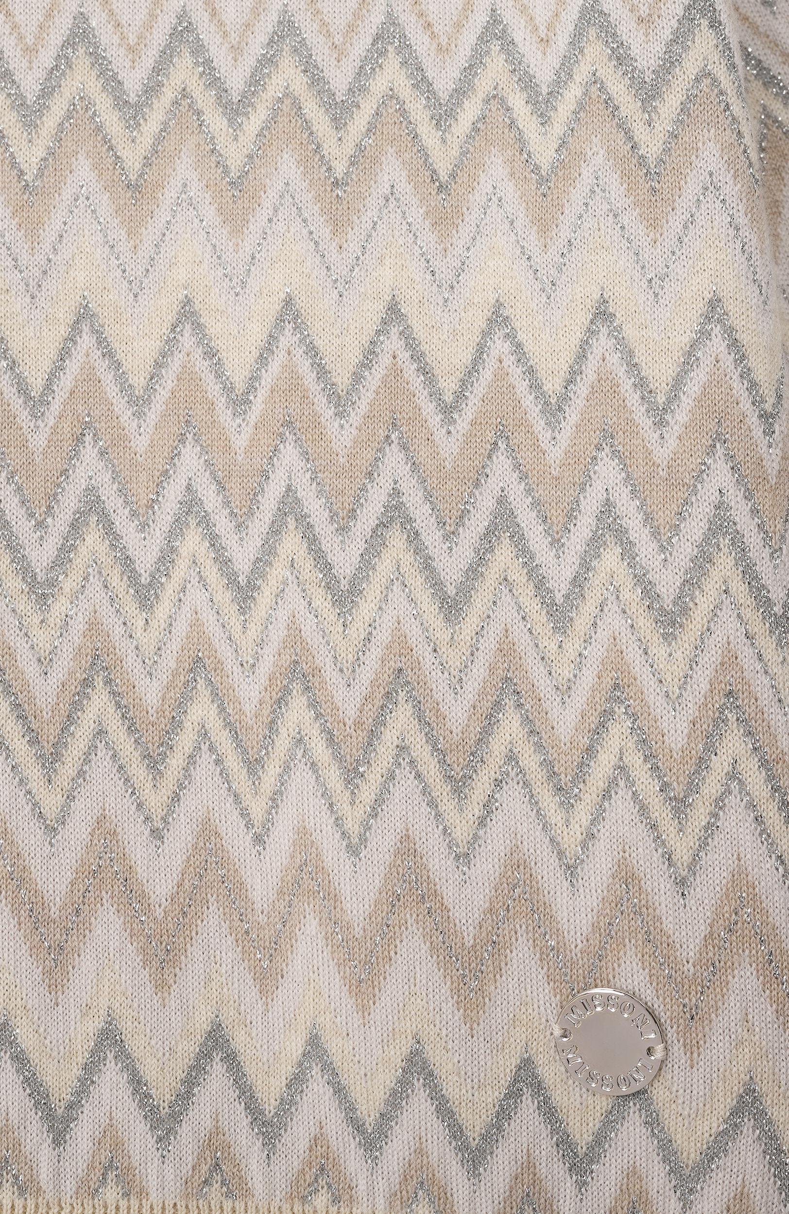 Шерстяной пуловер MISSONI светло-бежевого цвета по цене 41200 руб., арт. MZ9A50/W0028, фото 3 Шерстяной пуловер MISSONI, арт. MZ9A50/W0028, фото 3