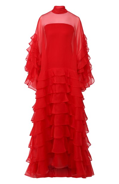 Шелковое платье VALENTINO, арт. SB3VD9701C8, фото 1