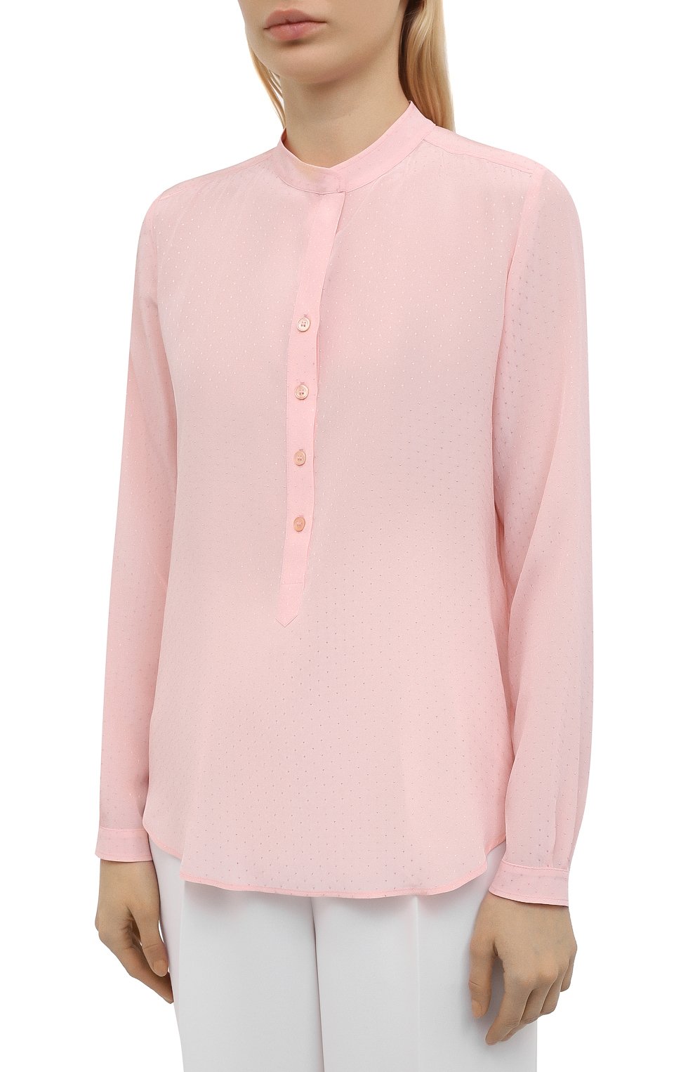 Блузка из вискозы STELLA MCCARTNEY светло-розового цвета по цене 59950 руб., арт. 531885/SRA33, фото 3 Блузка из вискозы STELLA MCCARTNEY, арт. 531885/SRA33, фото 3