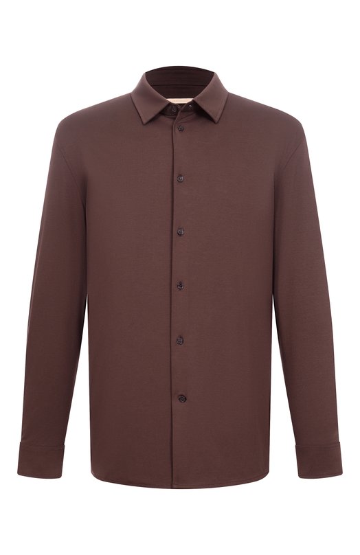Хлопковая рубашка 12 STOREEZ 133428 Коричневый 133428