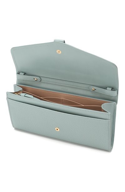 Кошелек aby на цепочке CHLOÉ голубого цвета по цене 88450 руб., арт. CHC20SP314B71, фото 4 Кошелек aby на цепочке CHLOÉ, арт. CHC20SP314B71, фото 4