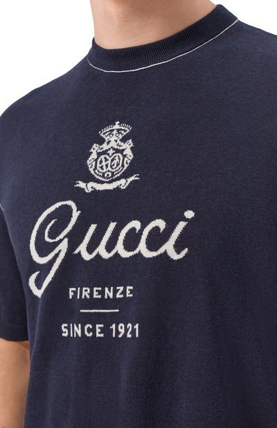 Джемпер из шелка и льна GUCCI, арт. 851828/XKFC8, фото 5