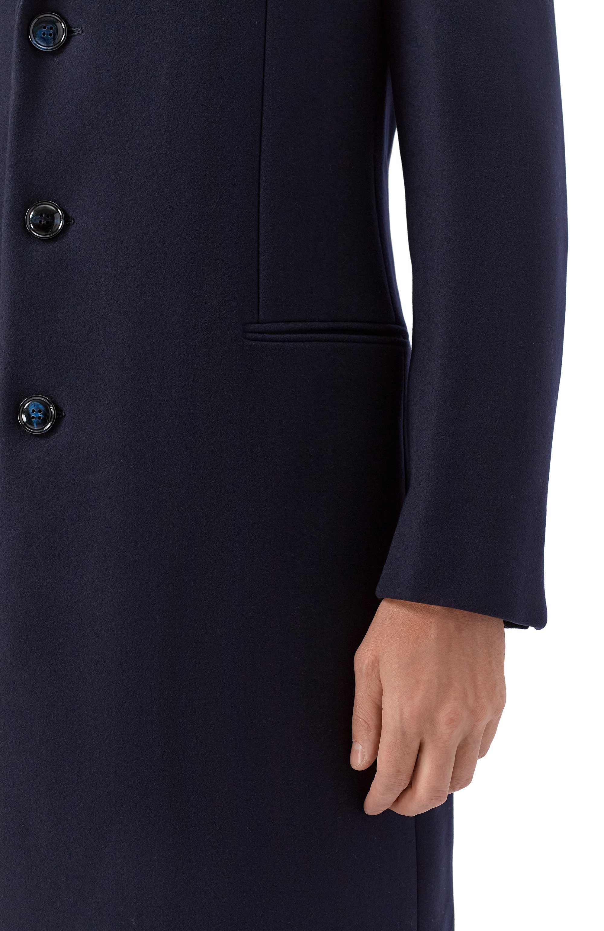 Шерстяное пальто GIORGIO ARMANI, арт. GM000643/TE16788, фото 5