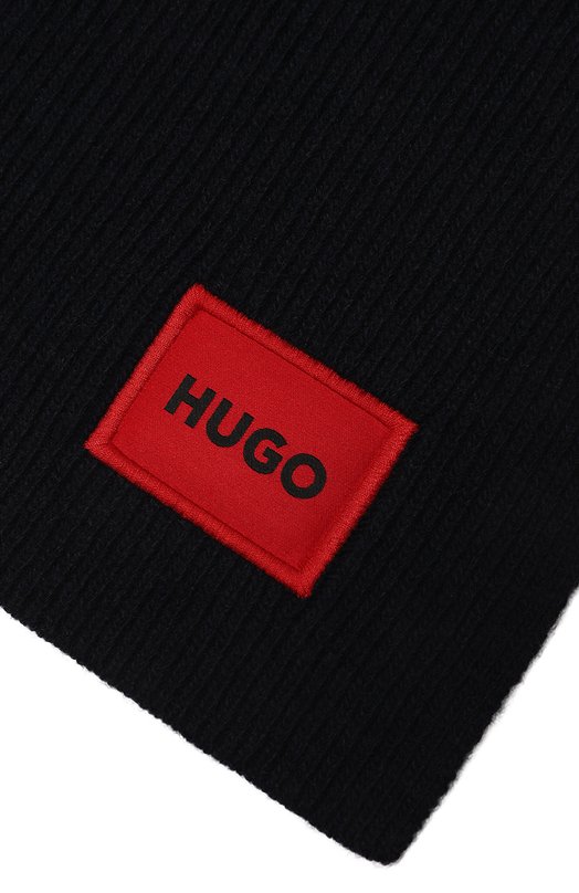 Шерстяной шарф HUGO 50496020 Синий  50496020 Фото 3