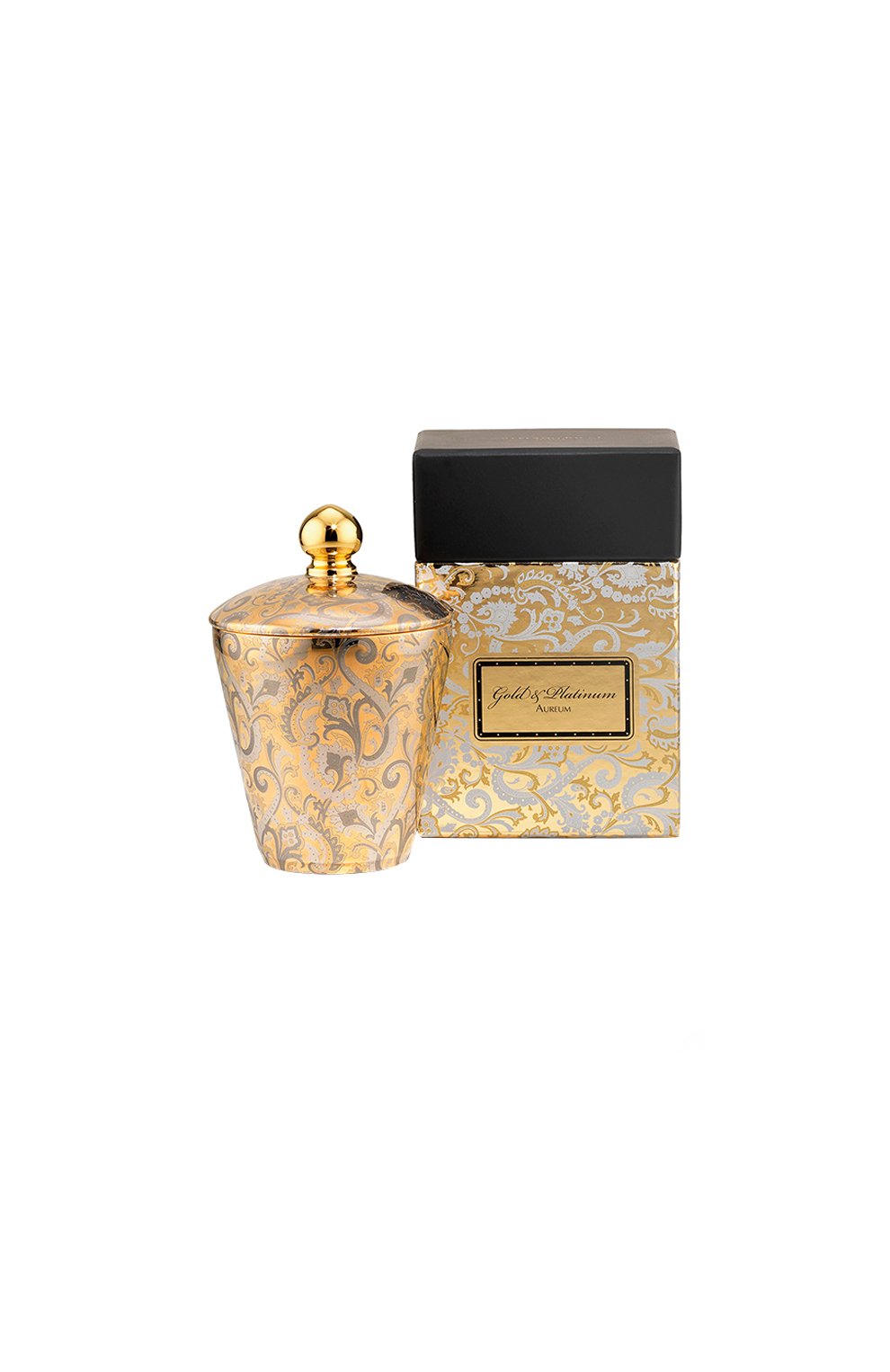 Подсвечник с крышкой gold & platinum STEFANO RICCI, арт. 0ACAN002/PB8509, фото 3